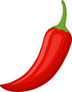 Red Chilli Pepper Icon